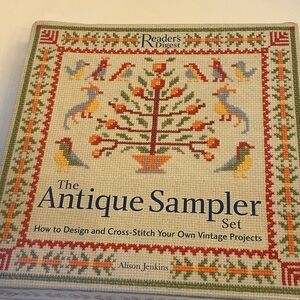 NIB Reader’s Digest Antique Sampler Cross Stitch Kit